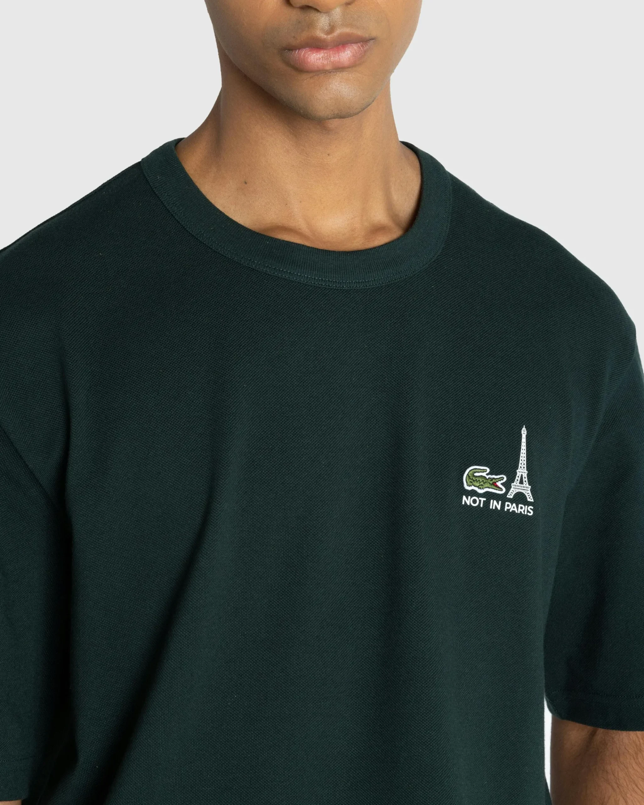 Outlet Lacoste Piqué T-Shirt green