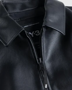 New Y-3 Pleather Jacket black