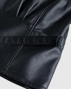 New Y-3 Pleather Jacket black
