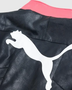 Hot Puma Pleather Jacket Black pumablack