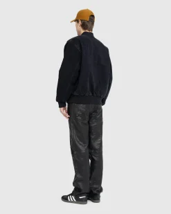 Best Diesel P-MACS-LTH Leather Trousers Black blackblackblack