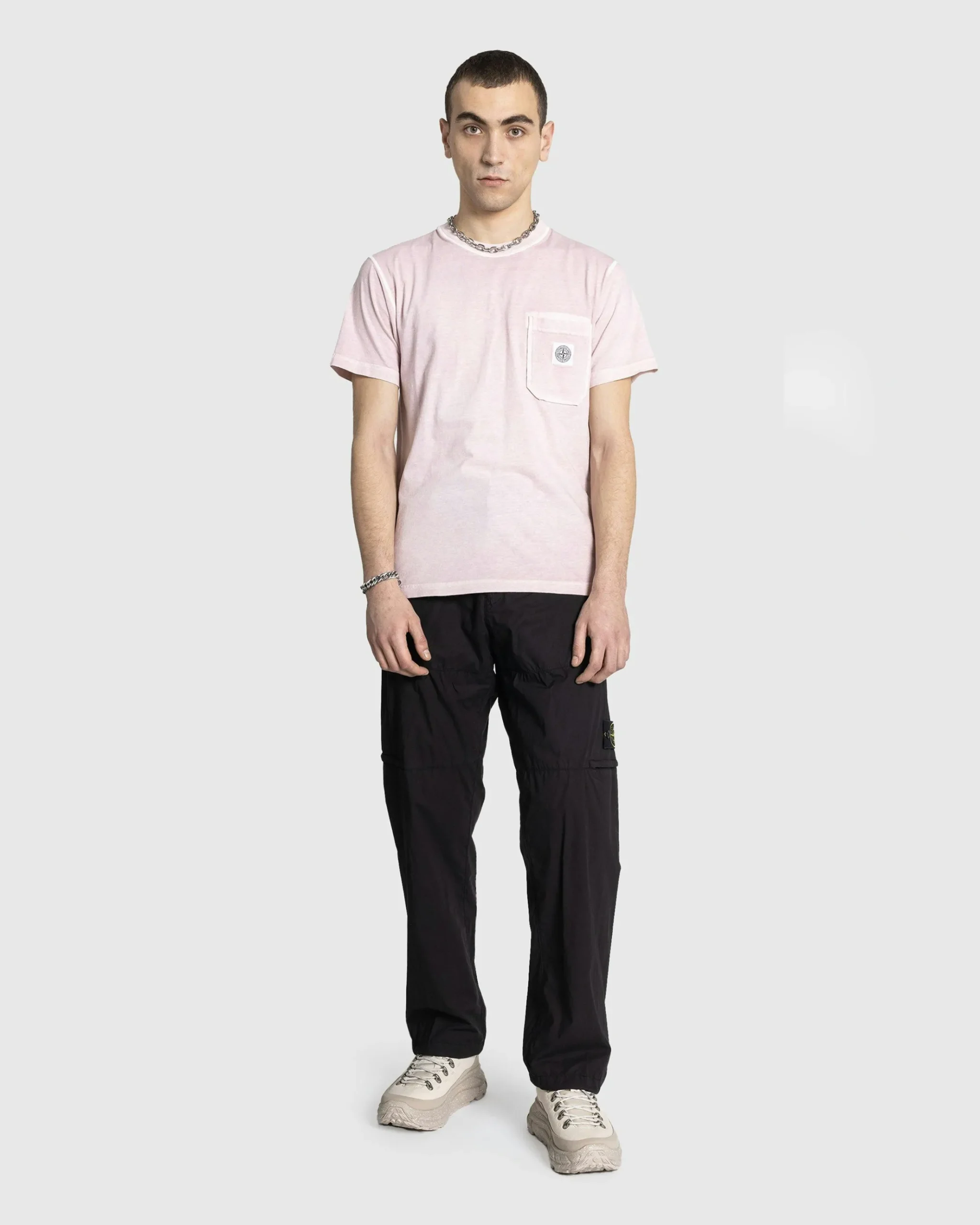 Flash Sale Stone Island Pocket T-Shirt pink