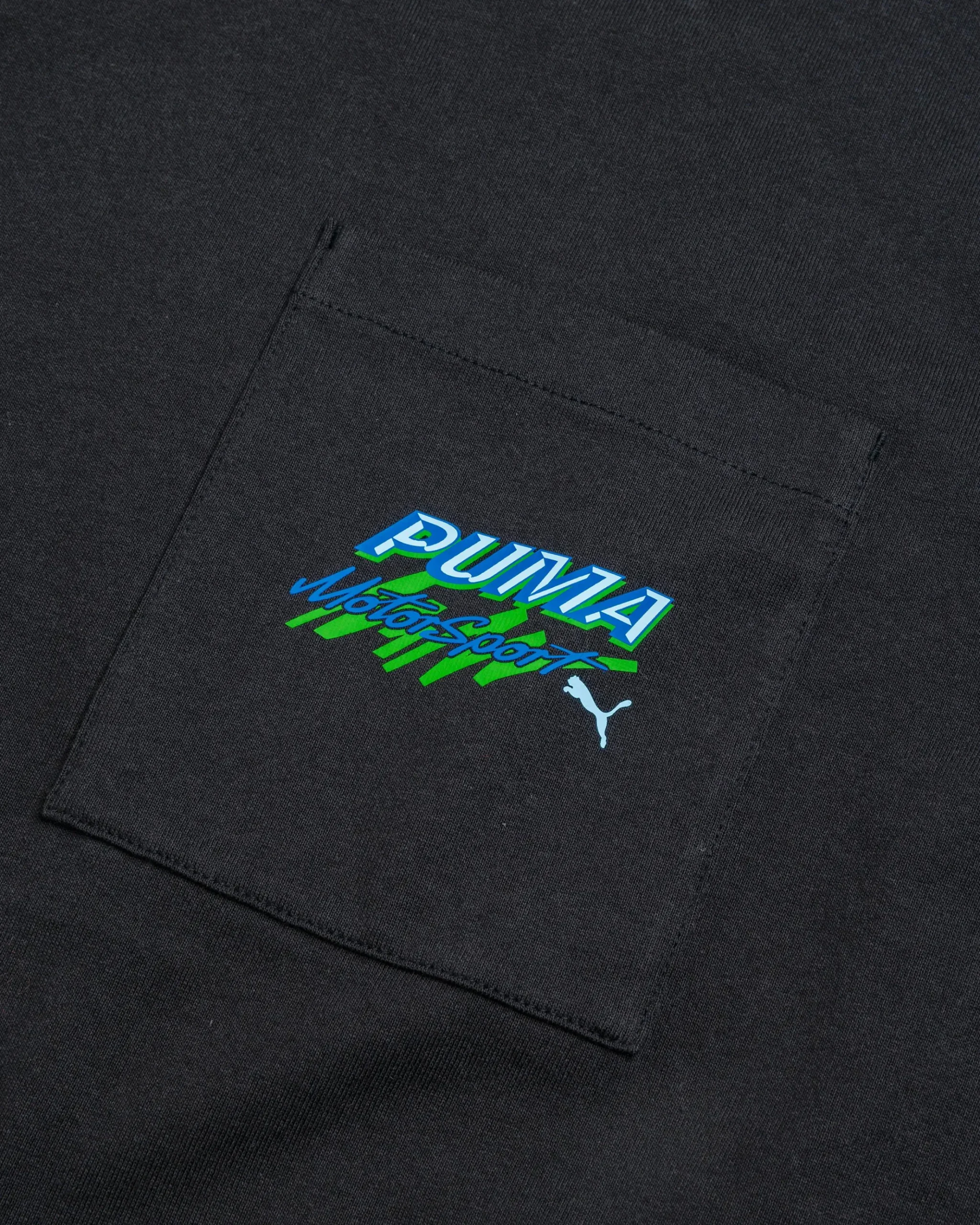 Shop Puma Pocket T-Shirt Black pumablack