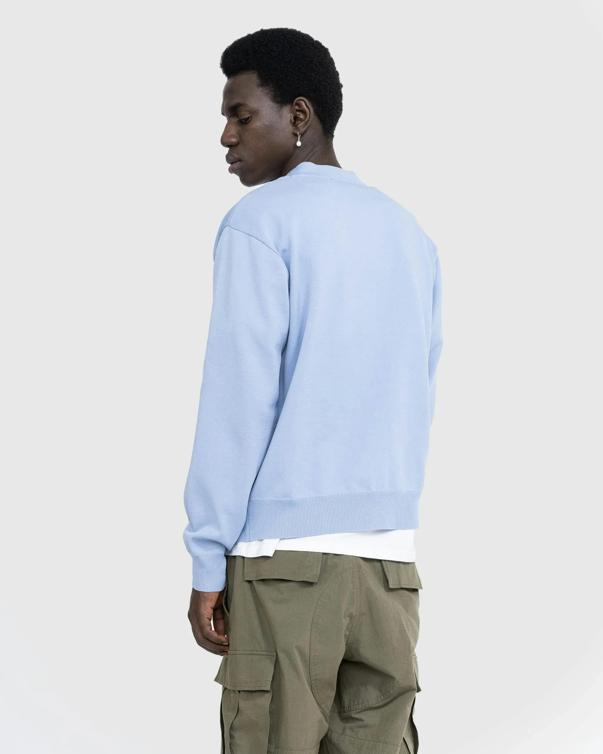 Hot Highsnobiety HS05 Poly Knit Cardigan Light Blue lightblue