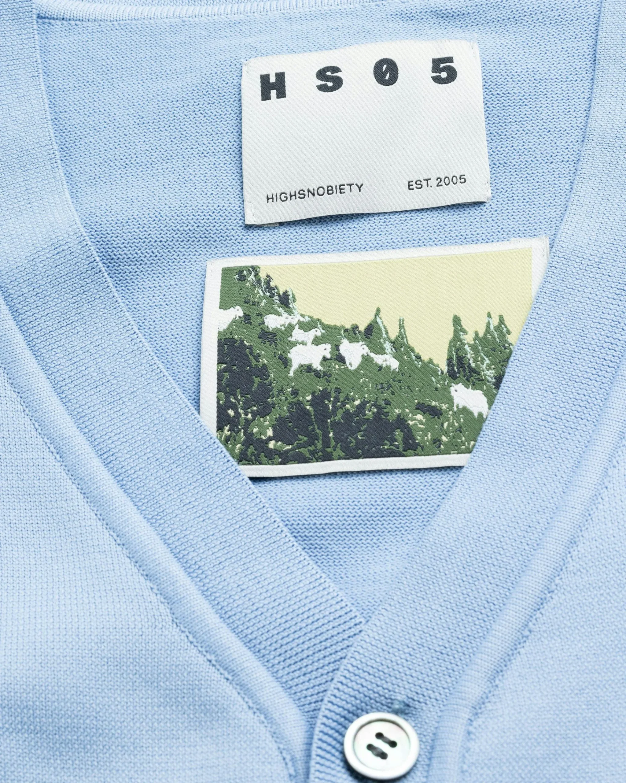 Hot Highsnobiety HS05 Poly Knit Cardigan Light Blue lightblue