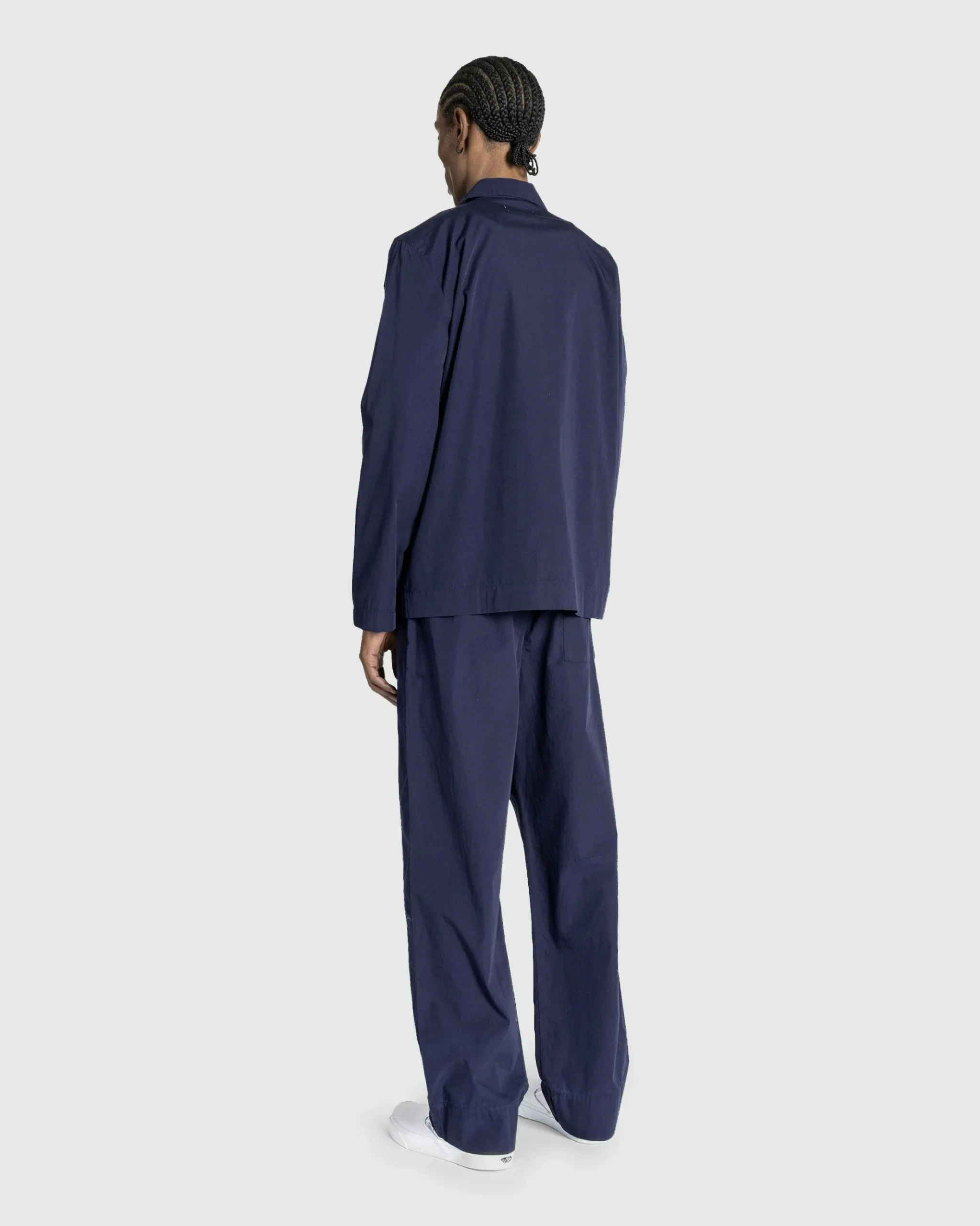 Cheap Tekla Poplin Pyjamas Pants True Navy truenavy