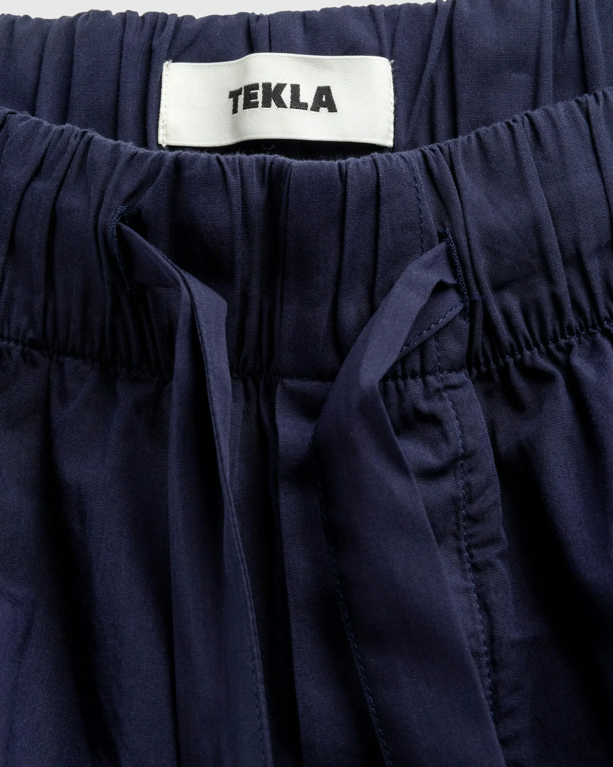 Cheap Tekla Poplin Pyjamas Pants True Navy truenavy