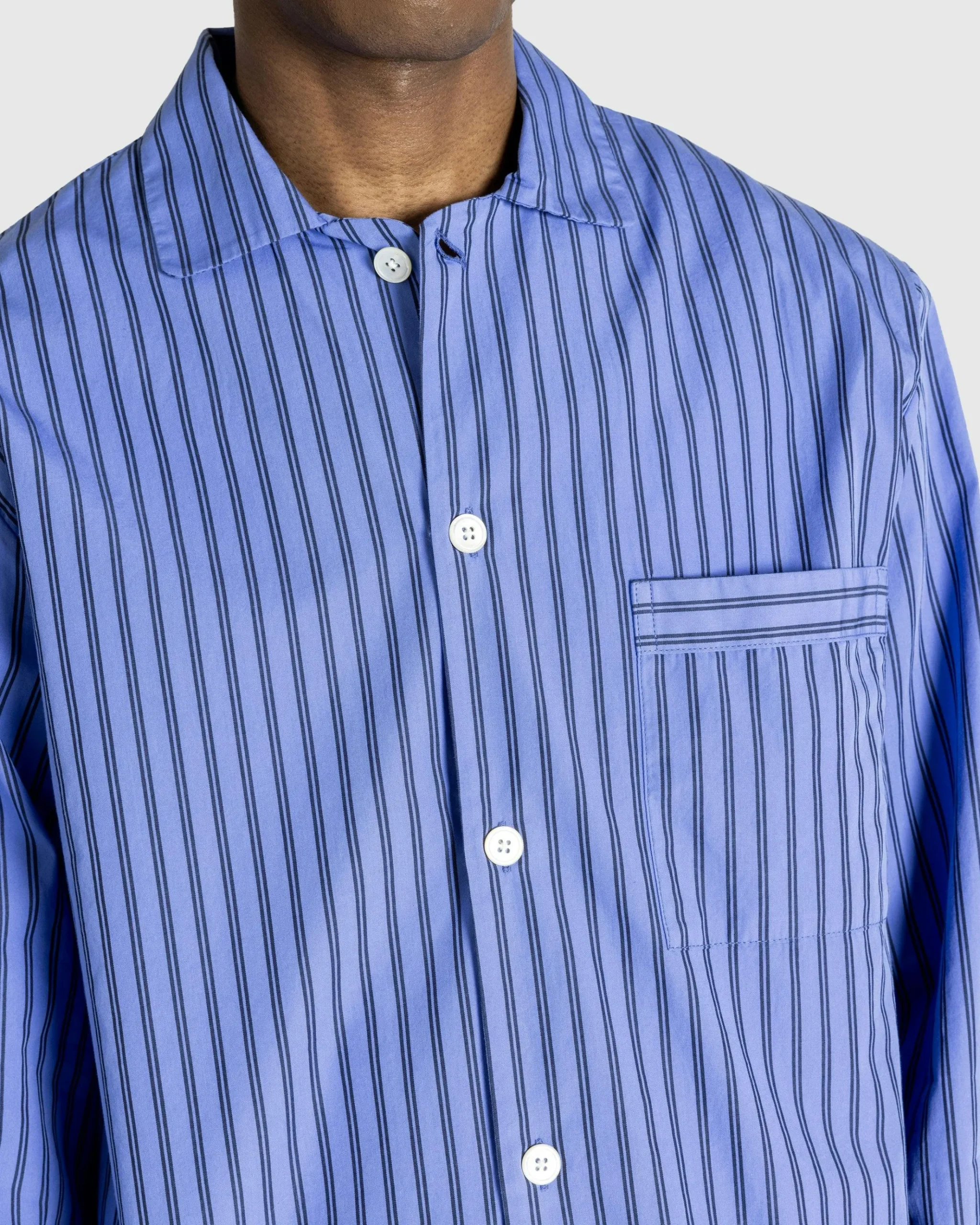 Online Tekla Poplin Pyjamas Shirt Boro Stripes borostripes