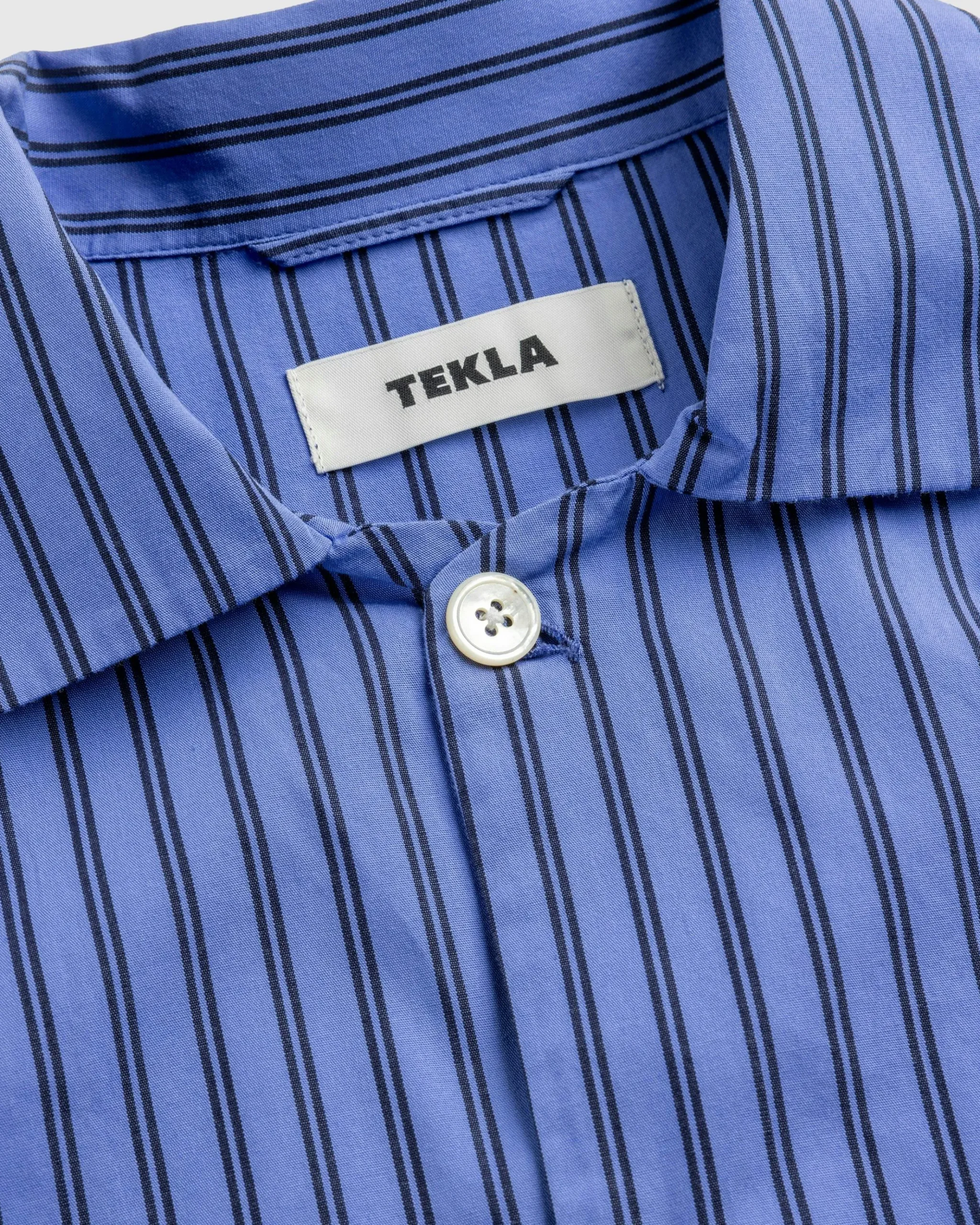 Online Tekla Poplin Pyjamas Shirt Boro Stripes borostripes