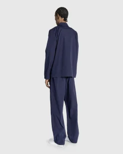 Best Sale Tekla Poplin Pyjamas Shirt True Navy truenavy