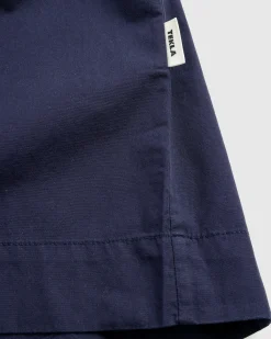 Best Sale Tekla Poplin Pyjamas Shirt True Navy truenavy