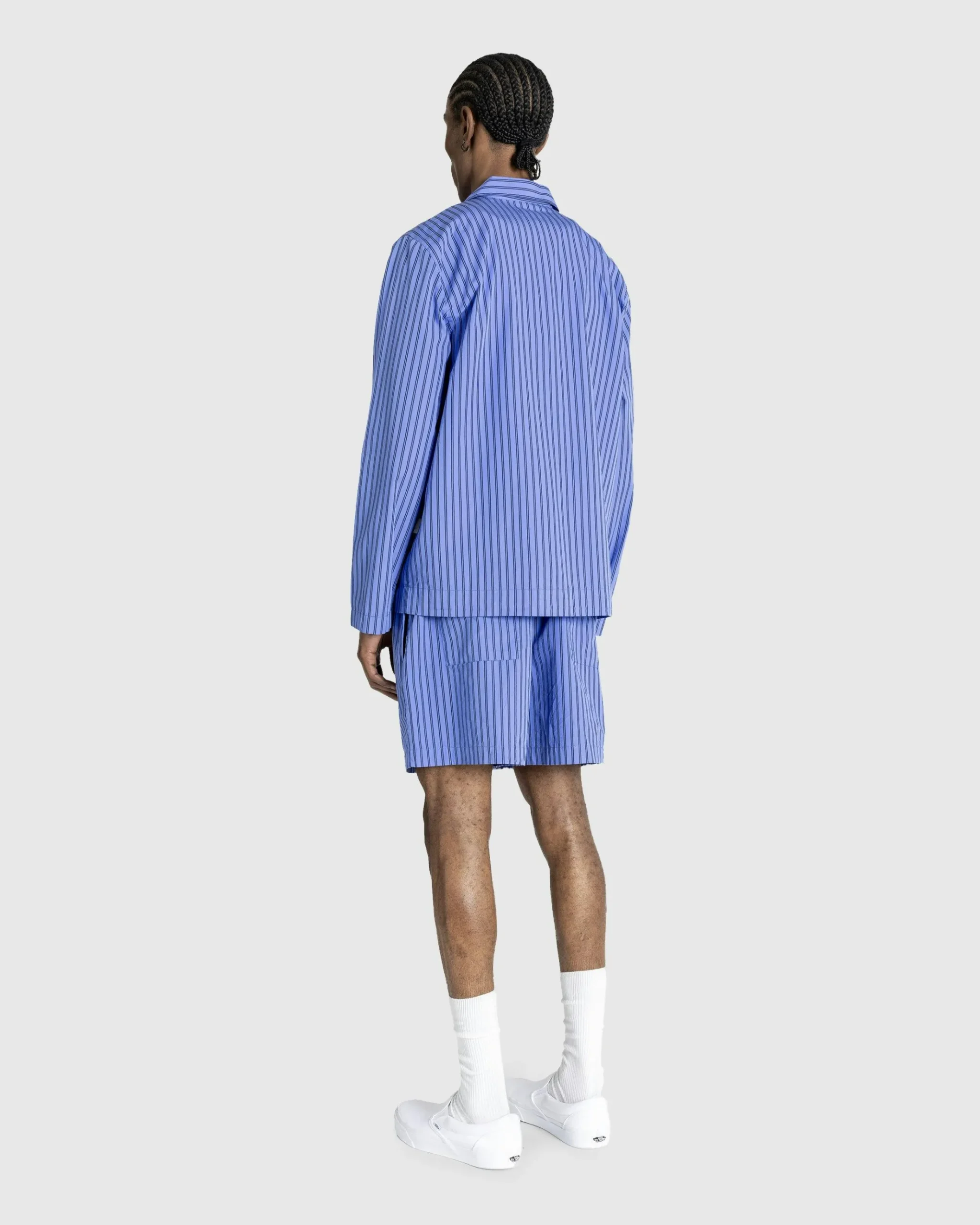 Cheap Tekla Poplin Pyjamas Shorts Boro Stripes borostripes
