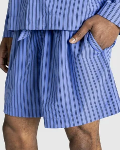 Cheap Tekla Poplin Pyjamas Shorts Boro Stripes borostripes