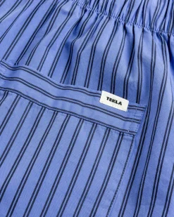Cheap Tekla Poplin Pyjamas Shorts Boro Stripes borostripes