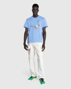 Best Sale J.W. Anderson Pride Pigeon Graphic T-Shirt blue