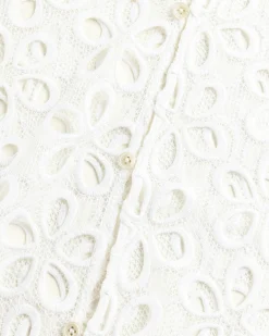 Clearance Bode Primrose Lace Short-Sleeve Shirt natural
