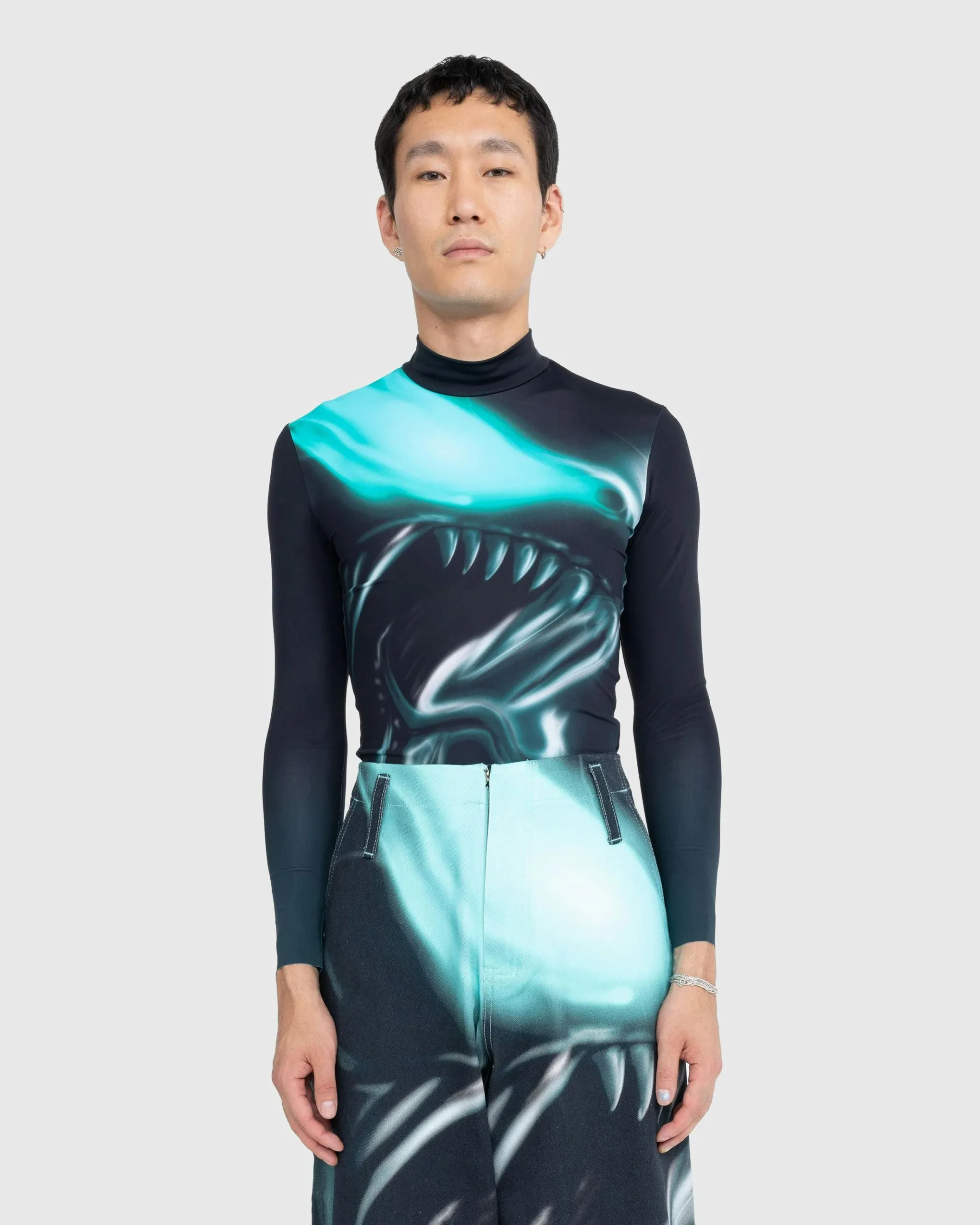 Store Gerrit Jacob Printed Jeans teal/aqua