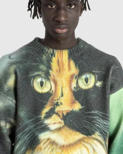 Discount J.W. Anderson Printed Sweater emerald