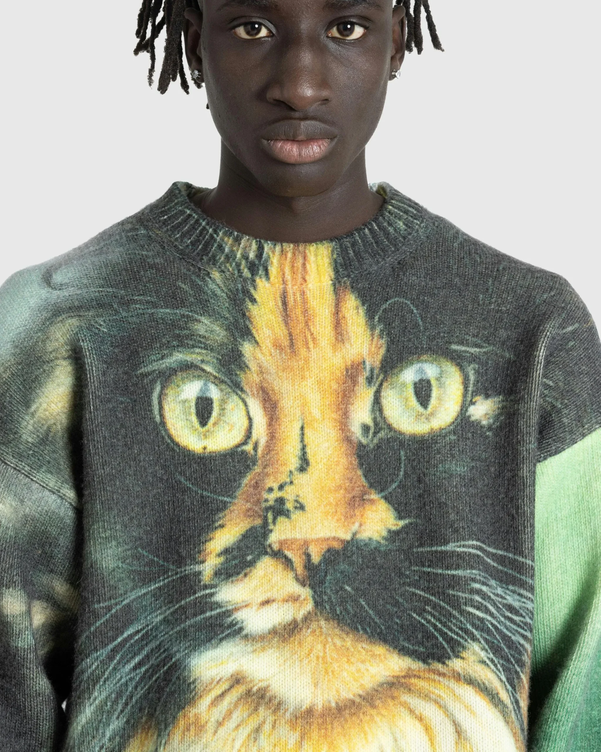 Discount J.W. Anderson Printed Sweater emerald