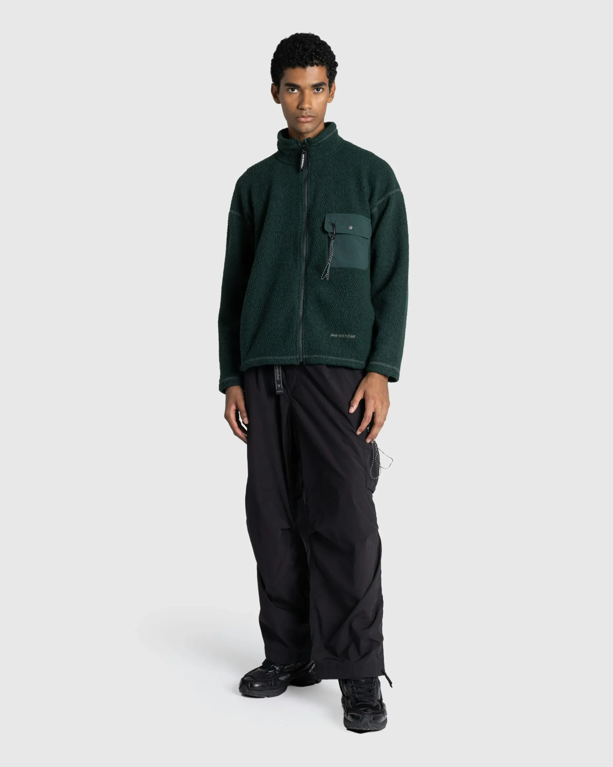 Clearance And Wander Re Wool JQ Stand Zip green