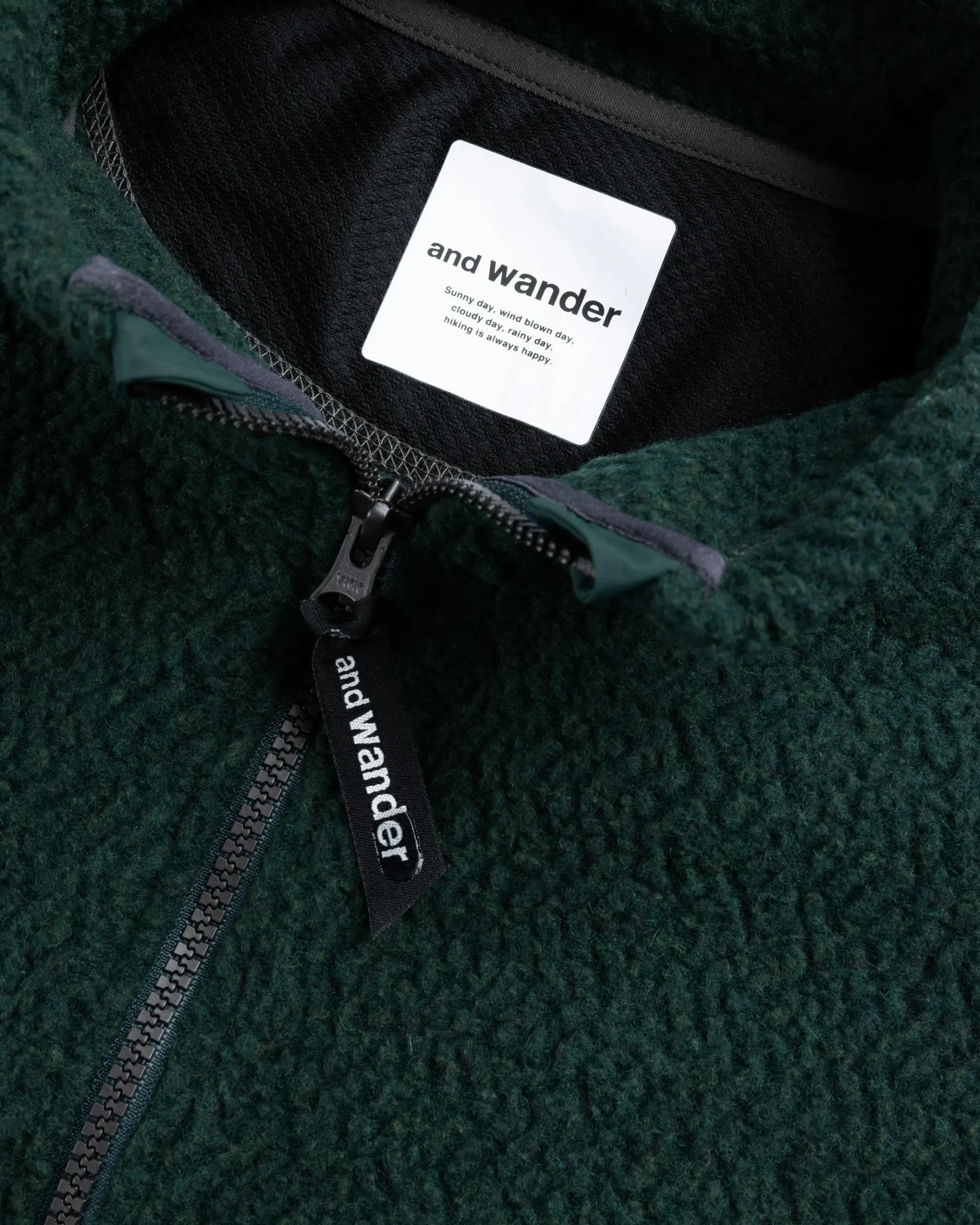 Clearance And Wander Re Wool JQ Stand Zip green