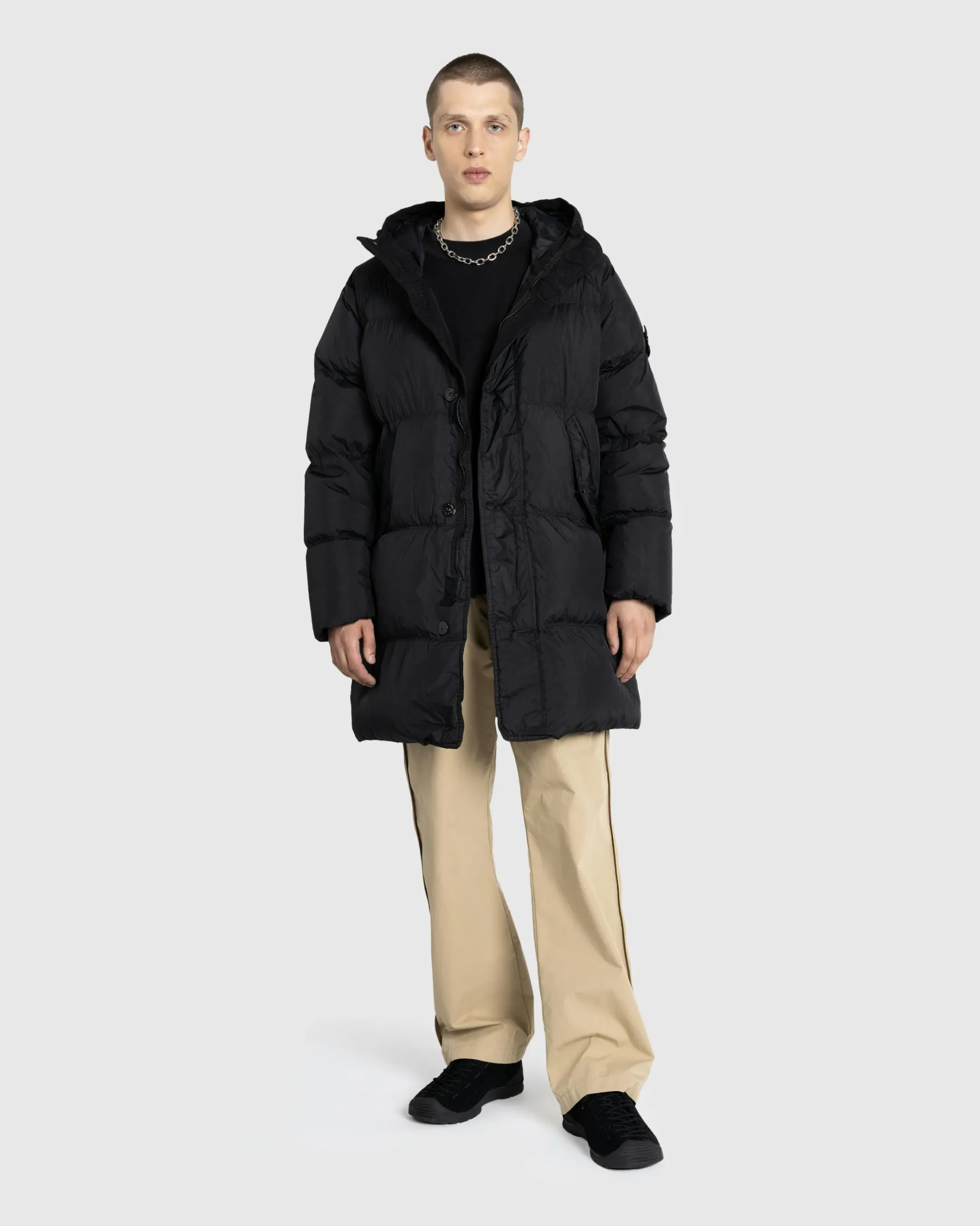 Discount Stone Island Real Down Blouson black