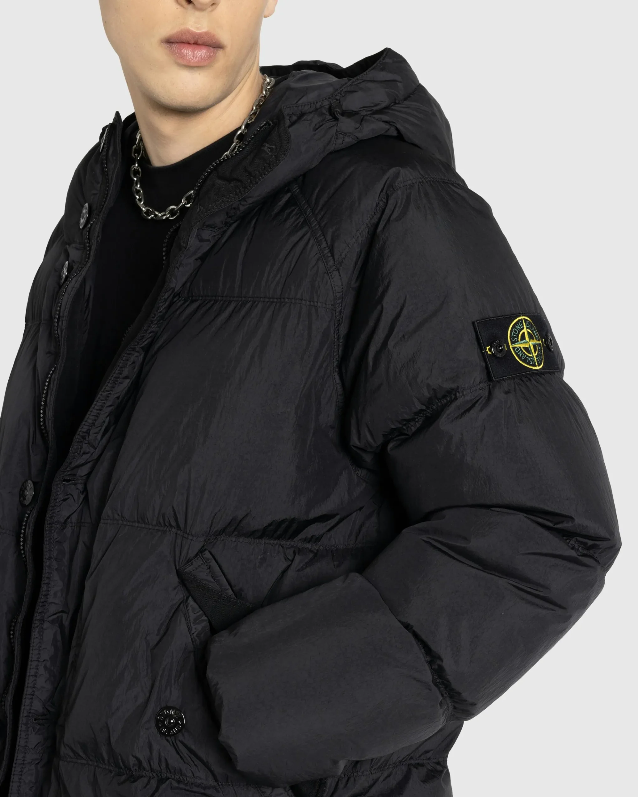 Discount Stone Island Real Down Blouson black