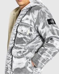 Best Stone Island Real Down Jacket grey