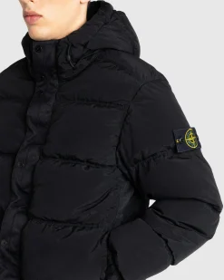 Best Stone Island Real Down Jacket black