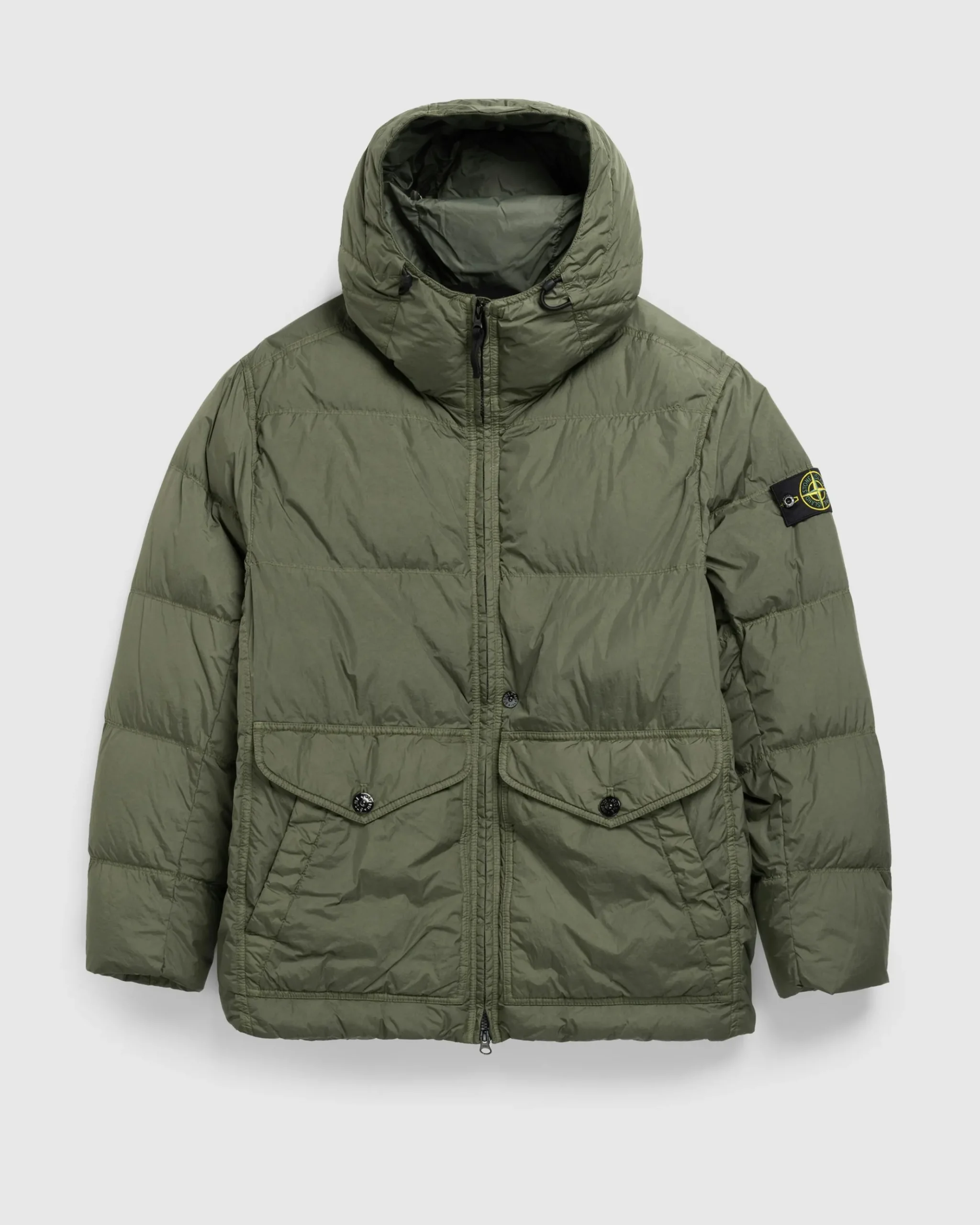 Hot Stone Island Real Down Jacket musk