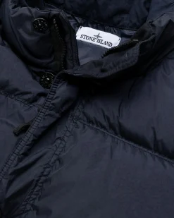 Discount Stone Island Real Down Jacket Navy Blue navyblue