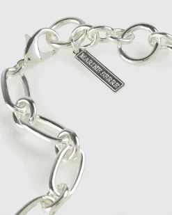 Best Sale Marine Serre Recycled Pewter Moon Chain Shiny Silver shinysilver