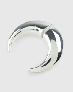 Store Marine Serre Recycled Pewter Shamanic Stud Shiny Silver shinysilver