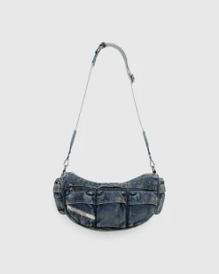 Clearance Diesel Re-Edition Travel 3000 Shoulder Bag indaco