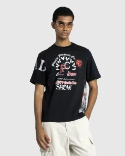 Online Marine Serre Regenerated Graphic T-Shirt black