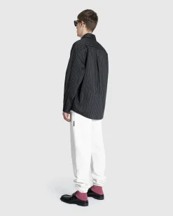 Sale Lemaire Regular Shirt Dark Brown/Marine