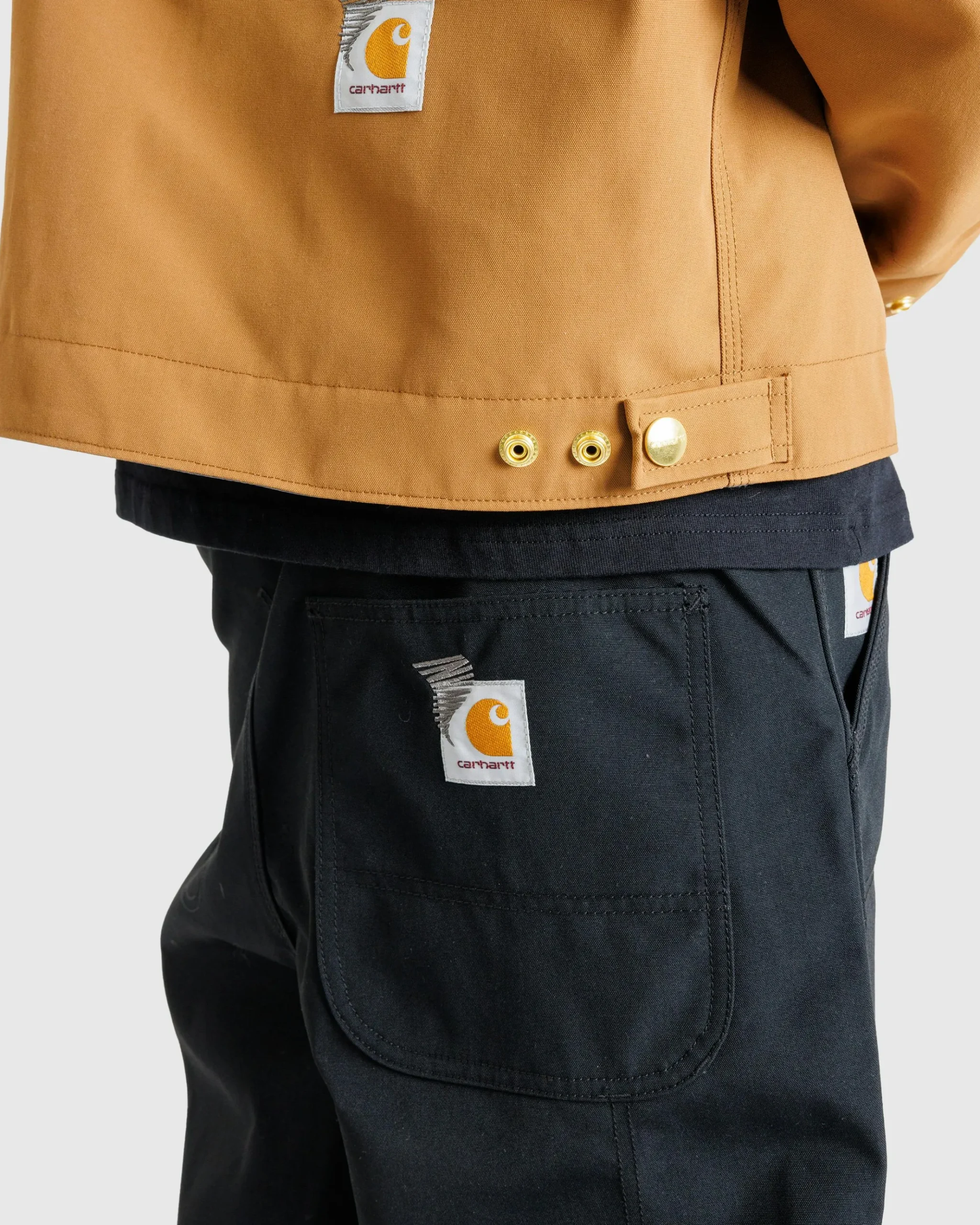 New Carhartt WIP Removed Pocket Double Knee Pant black
