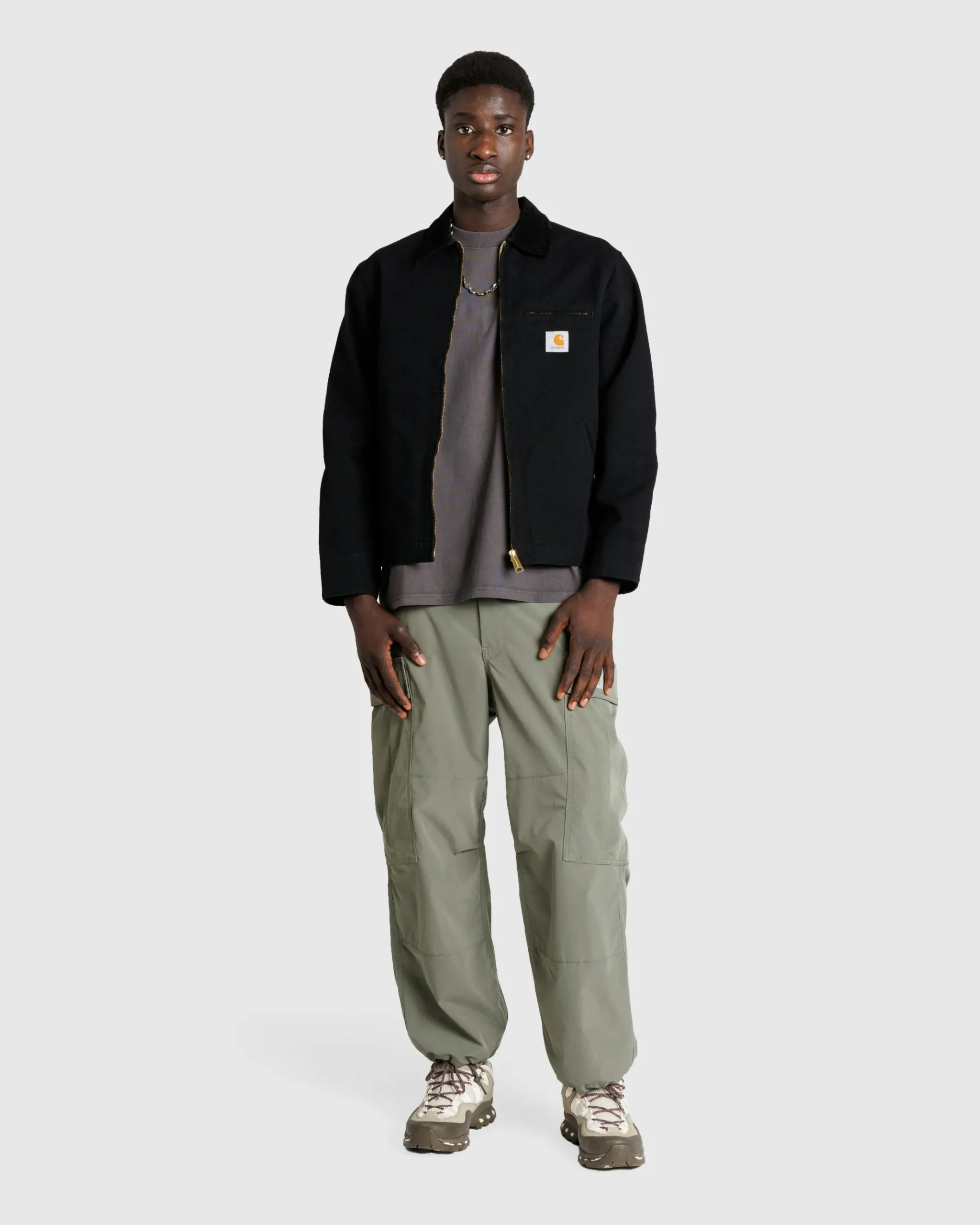 Cheap Carhartt WIP Reversible Detroit Jacket Max black/sage(SoldOut)