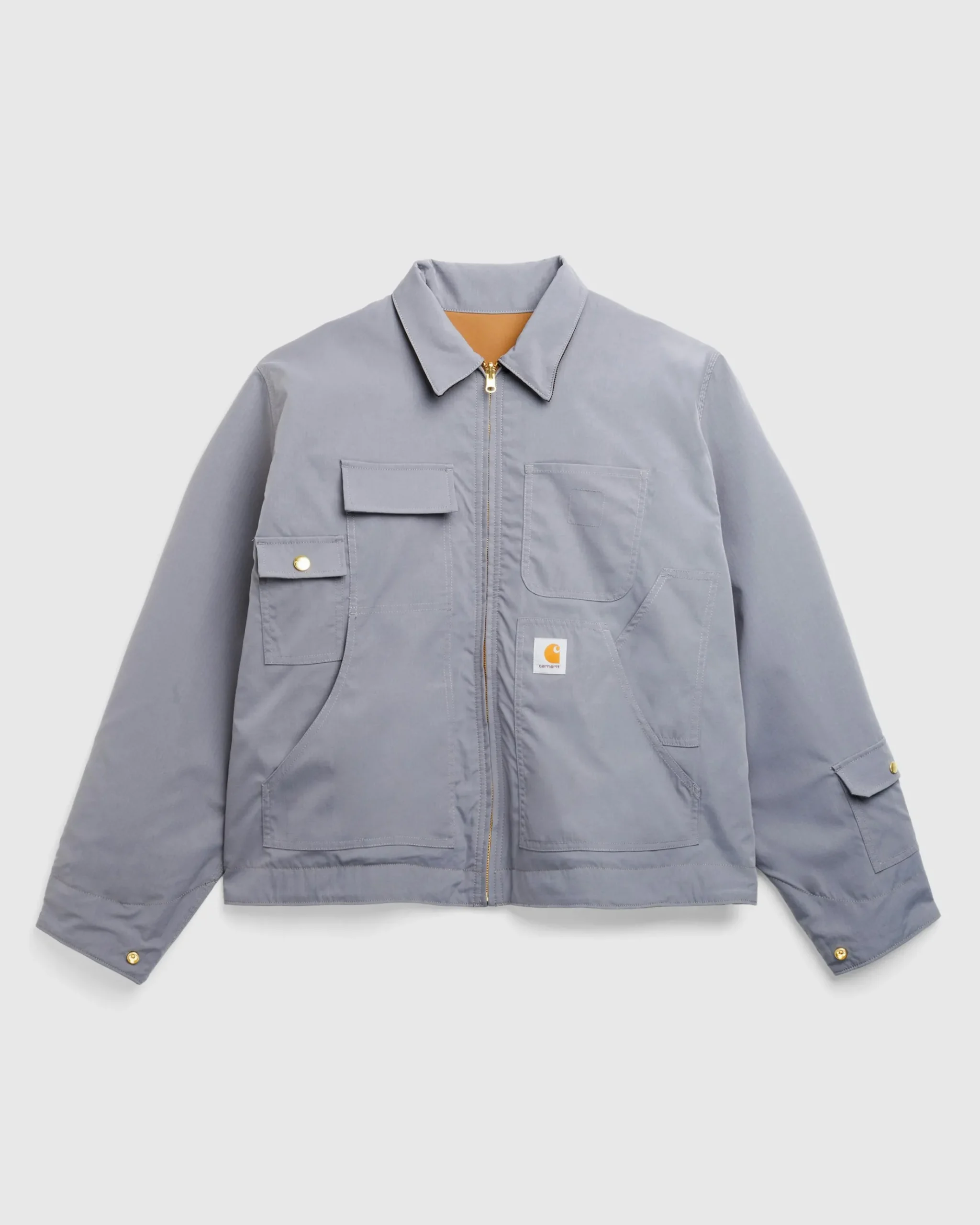 Best Sale Carhartt WIP Reversible Detroit Jacket Max hamiltonbrown/wolfgrey