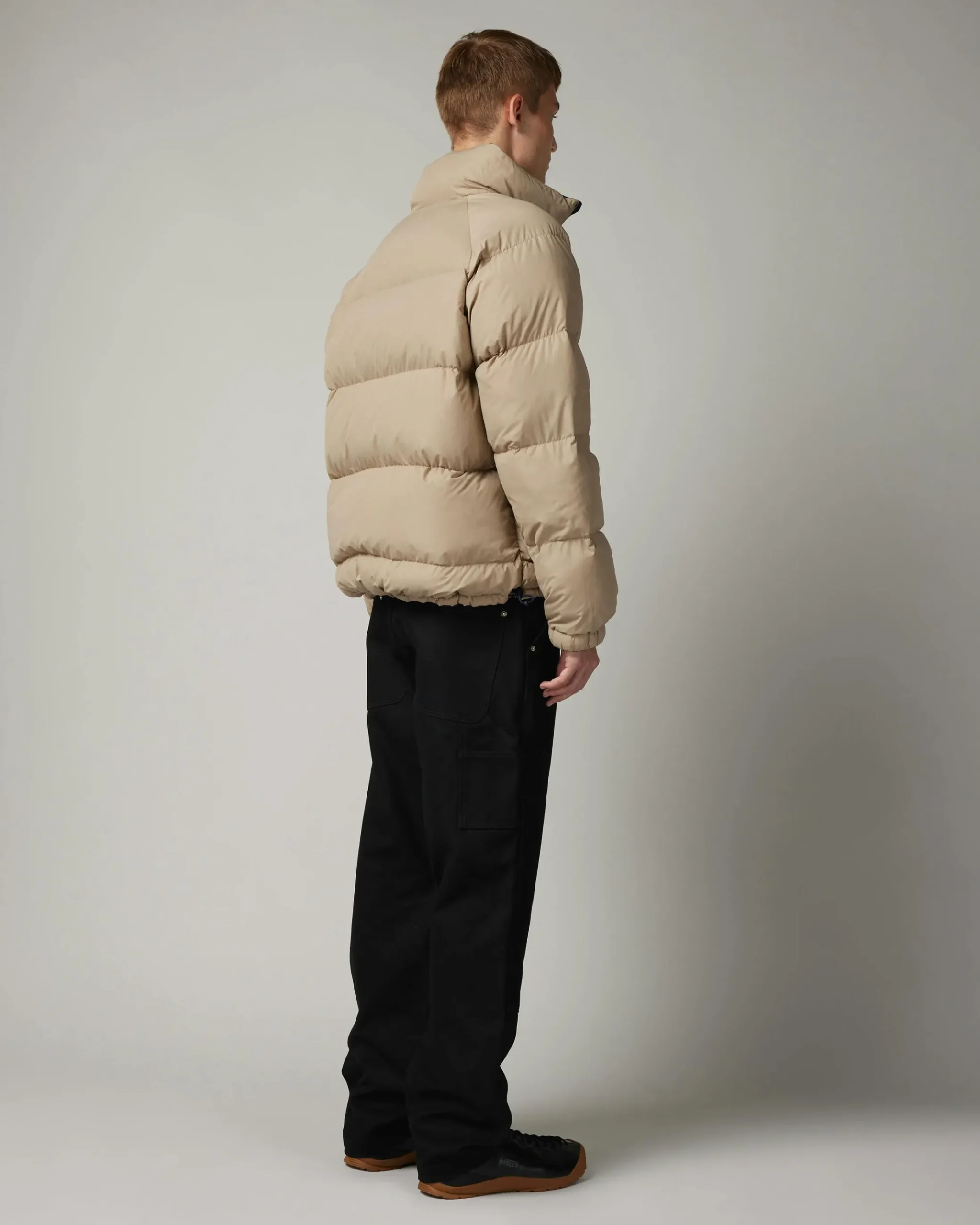 New NANGA Reversible Down Jacket navy/beige