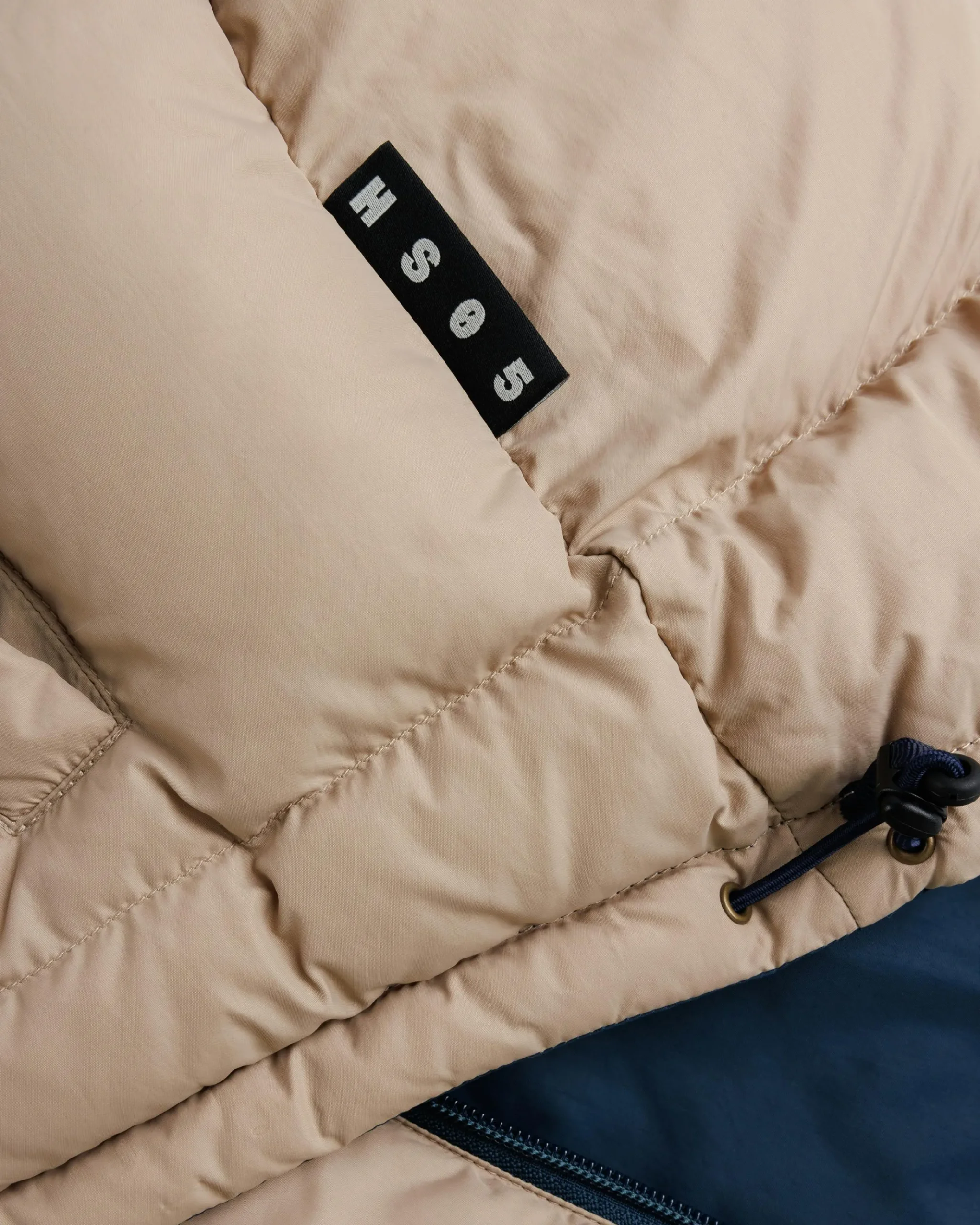 New NANGA Reversible Down Jacket navy/beige