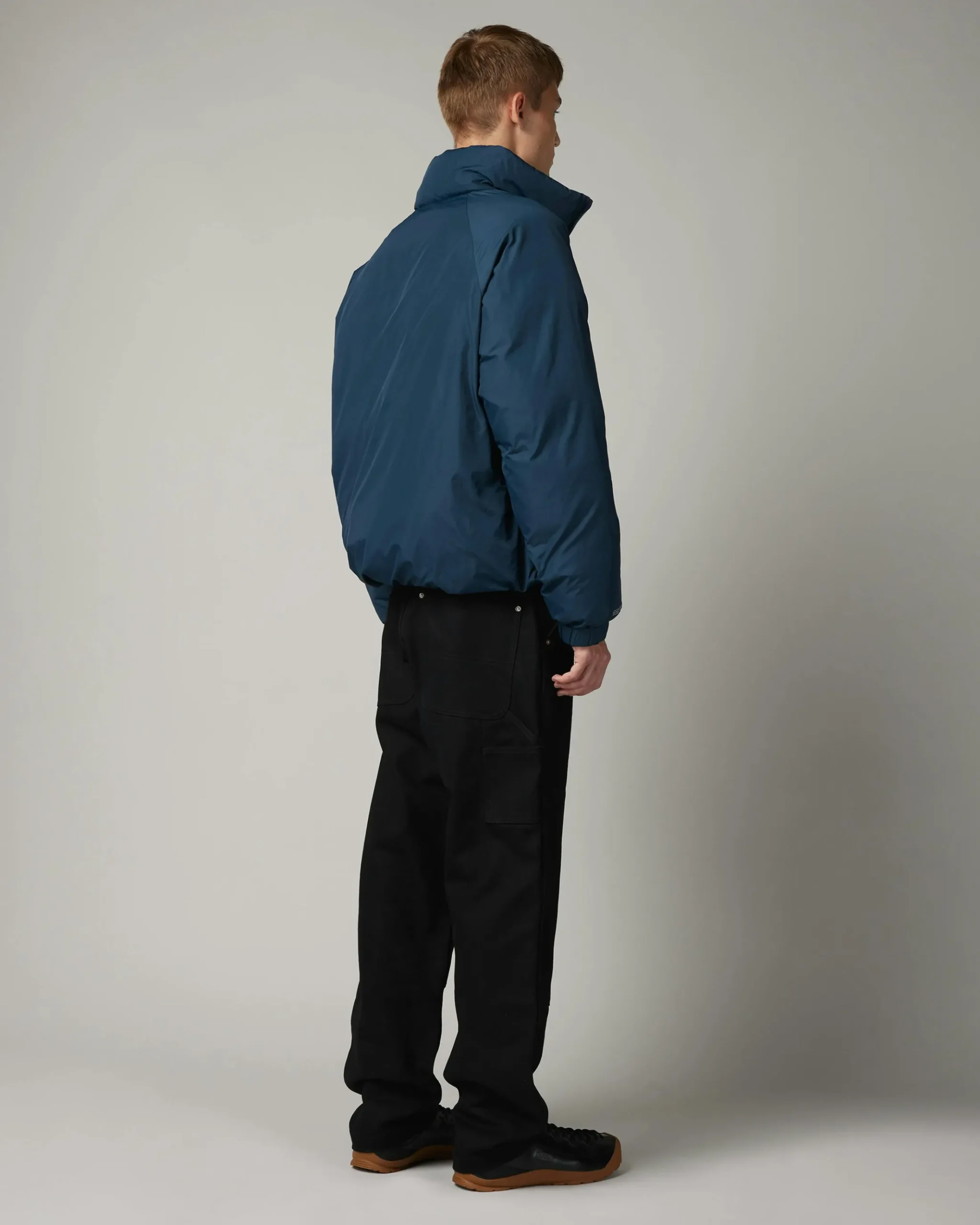New NANGA Reversible Down Jacket navy/beige