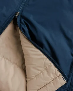 New NANGA Reversible Down Jacket navy/beige