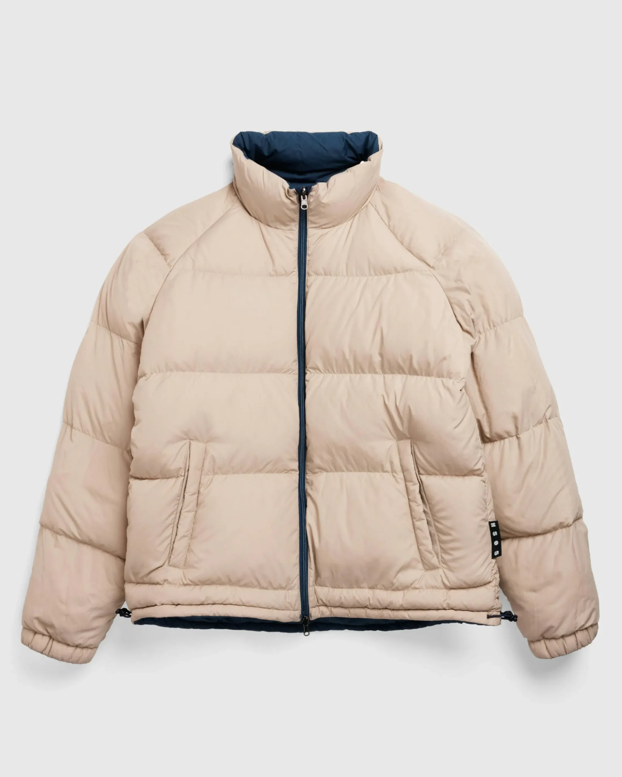 New NANGA Reversible Down Jacket navy/beige