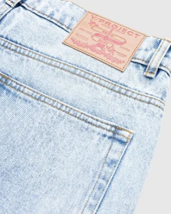 Sale Y/Project Rhinestone Jeans Blue iceblue