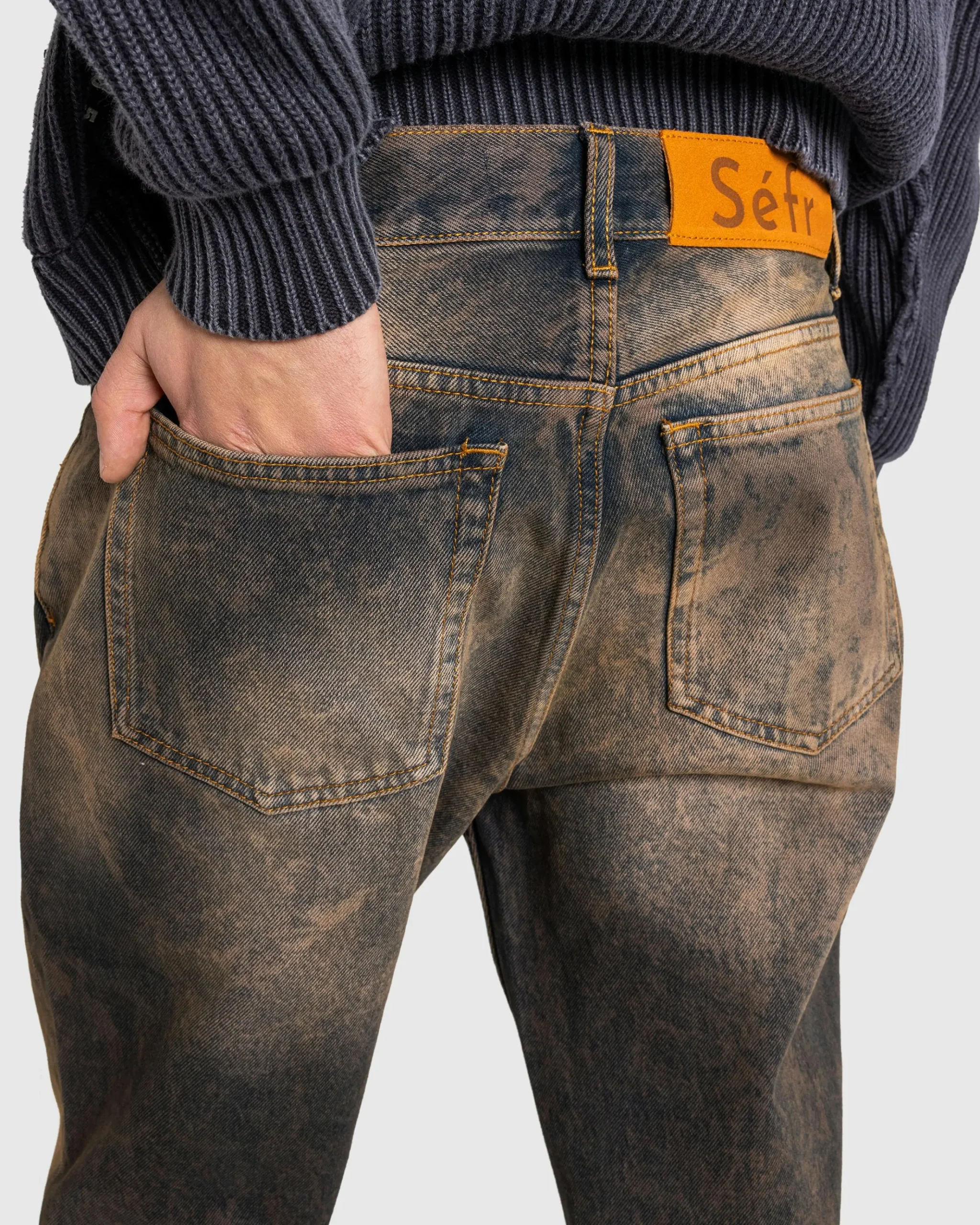 Clearance Séfr Rider Cut Jeans Punk Wash punkwash