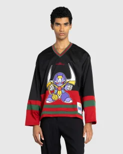 Outlet Awake NY Robo Hockey Jersey Black/Multi blackmulti
