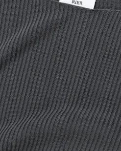 Cheap Rier Round Neck Sweater Castlerock Knit grey