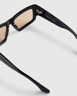 Sale Port Tanger Sabea Black Acetate/Amber Lens blackacetateamberlens