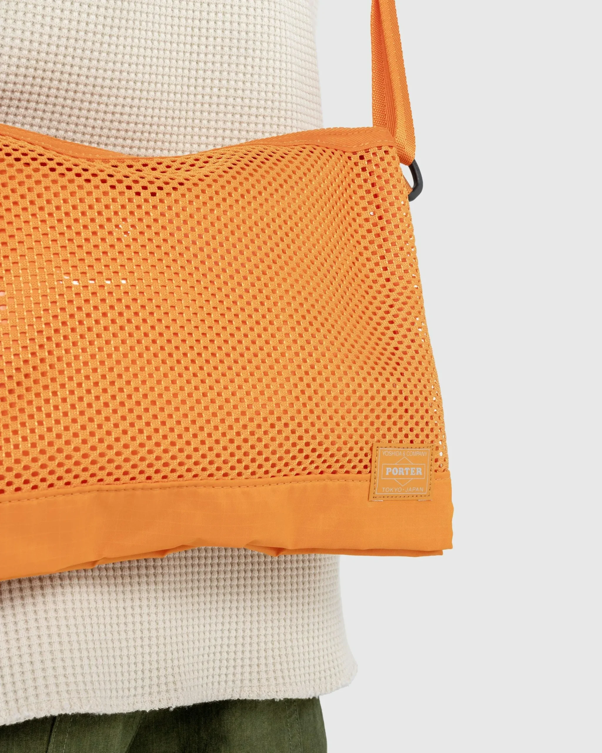 Hot Porter-Yoshida & Co. Sacoche Screen Shoulder Bag orange